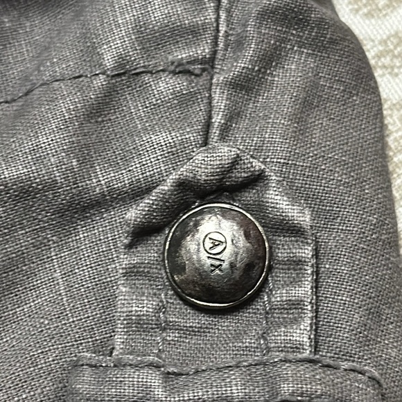 mens armani exchange denim like jacket, perfect condition sz large - Picture 2 of 4